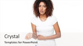  Presentation with white pills spilled from pills - Amazing slide set having background looking aside holding pill backdrop and a lemonade colored foreground