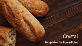  Presentation with bread life - Beautiful PPT theme featuring background low key still life backdrop and a wine colored foreground