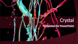  Presentation with black abstract - Beautiful slides featuring background macro photo artistic design backdrop and a wine colored foreground