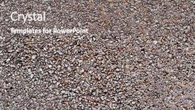  Presentation with aggregates - Cool new PPT theme with a dry dash aggregate backdrop and a gray colored foreground