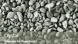  Presentation with pile - Slide set consisting of 3d character q - 3d people with a q background and a mint green colored foreground