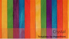  Presentation with craft - Slide set enhanced with background-made-of-colorful-wooden background and a red colored foreground