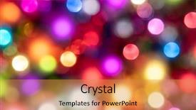  Presentation with christmas animated - Cool new PPT layouts with background made of defocused ligths backdrop and a gold colored foreground