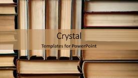  Presentation with well - Cool new presentation design with background made of old books backdrop and a  colored foreground