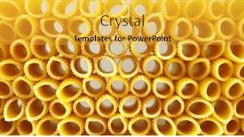  Presentation with pasta - Presentation theme consisting of background-made-of-pasta background and a yellow colored foreground