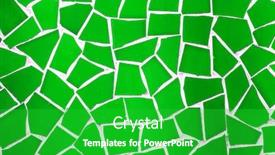  Presentation with bits - PPT layouts featuring background-made-with-green-mosaic background and a shamrock green colored foreground