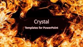  Presentation with frame border - Presentation design having background making a frame border background and a wine colored foreground