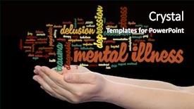  Presentation with trauma - Presentation theme consisting of background metaphor to health background and a black colored foreground