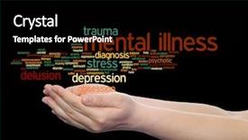  Presentation with trauma - Amazing presentation theme having background metaphor to health backdrop and a black colored foreground