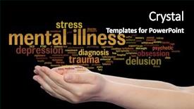  Presentation with trauma - Audience pleasing PPT theme consisting of background metaphor to health backdrop and a black colored foreground