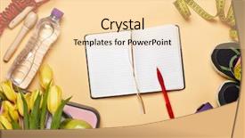  Presentation with still life crucifixion table - Beautiful presentation design featuring background mockup planning of diet backdrop and a lemonade colored foreground