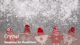  Presentation with new year card - Beautiful PPT theme featuring background new year symbol children backdrop and a coral colored foreground