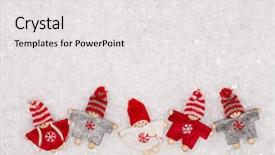  Presentation with noel - Amazing PPT theme having background new year symbol children backdrop and a white colored foreground