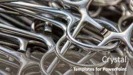  Presentation with clams - Presentation theme consisting of background-of-a-group background and a gray colored foreground