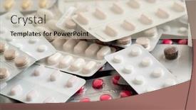  Presentation with capsules - Presentation featuring background-of-a-large-group background and a soft green colored foreground