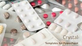  Presentation with capsules - PPT theme consisting of background-of-a-large-group background and a lemonade colored foreground