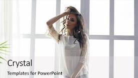  Presentation with stained glass - Colorful slide deck enhanced with background of a stained backdrop and a light gray colored foreground