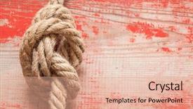  Presentation with rope - Theme enhanced with background of an old tree background and a coral colored foreground