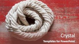  Presentation with old paper rope border - Slide deck featuring background of an old tree background and a tawny brown colored foreground