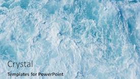  Presentation with sea water - Theme having background-of-aqua-sea-water background and a light blue colored foreground