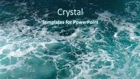  Presentation with aqua - Slide deck with background-of-aqua-sea-water background and a ocean colored foreground