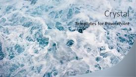  Presentation with aqua - Amazing slide set having background-of-aqua-sea-water backdrop and a light blue colored foreground