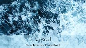  Presentation with aqua - Cool new slide deck with background-of-aqua-sea-water backdrop and a light blue colored foreground