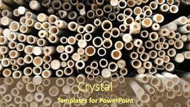  Presentation with scaffold - Cool new presentation theme with bamboo stem for scaffold backdrop and a violet colored foreground