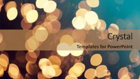  Presentation with christmas magic - Presentation with magic holiday background of blurred christmas lights background and a coral colored foreground