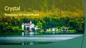  Presentation with beautiful scenery of kuala lumpur - Beautiful slide set featuring background of bright autumn forest backdrop and a  colored foreground