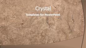  Presentation with brown paper sack - Cool new slide set with background of brown amate bark backdrop and a coral colored foreground