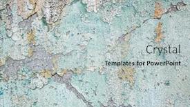  Presentation with cracked wall - Slide deck enhanced with background-of-cement-wall background and a light gray colored foreground