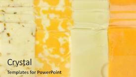  Presentation with cheese - Audience pleasing presentation consisting of background of cheese tray slices backdrop and a  colored foreground