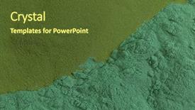  Presentation with chlorella - Colorful slides enhanced with background of chlorella and spirulina backdrop and a tawny brown colored foreground