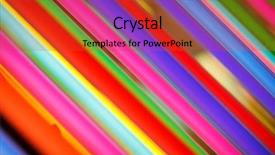  Presentation with abstract light - Slide deck having background of colorful neon light background and a red colored foreground