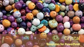  Presentation with ceramic - Theme having background-of-colourful-ceramic-glazed background and a tawny brown colored foreground