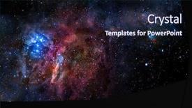  Presentation with outer space - Presentation with background of deep outer space background and a wine colored foreground