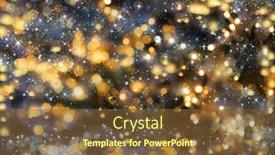  Presentation with party lights - Cool new presentation theme with background-of-defocused-lights backdrop and a tawny brown colored foreground