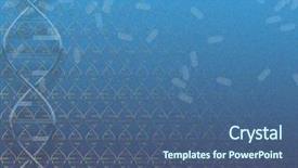  Presentation with dna - Cool new presentation theme with background of dna and generic backdrop and a ocean colored foreground