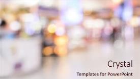  Presentation with airport - PPT theme featuring background of duty free shop background and a lemonade colored foreground