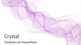  Presentation with magenta - Cool new PPT theme with background of flowing magenta wireframe backdrop and a white colored foreground