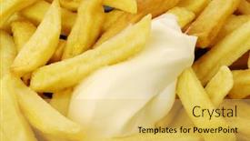  Presentation with mayonnaise - 