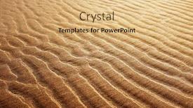  Presentation with tide - Theme with background of golden sand background and a coral colored foreground