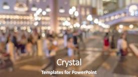  Presentation with las vegas - Amazing presentation having background of las vegas city backdrop and a  colored foreground