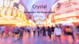  Presentation with las vegas nevada - Cool new PPT layouts with background of las vegas city backdrop and a sky blue colored foreground