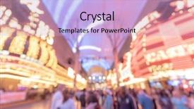  Presentation with las vegas - PPT layouts with background of las vegas city background and a lemonade colored foreground