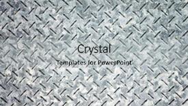  Presentation with diamond plate - Theme with background of metal diamond plate background and a  colored foreground