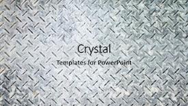  Presentation with diamond plate - PPT layouts featuring background of metal diamond plate background and a light gray colored foreground