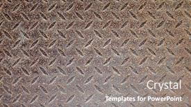  Presentation with diamond plate - Beautiful slides featuring background-of-metal-diamond-plate backdrop and a gray colored foreground