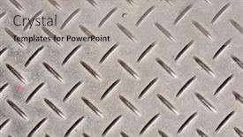  Presentation with diamond plate - PPT theme with background-of-metal-diamond-plate background and a light gray colored foreground
